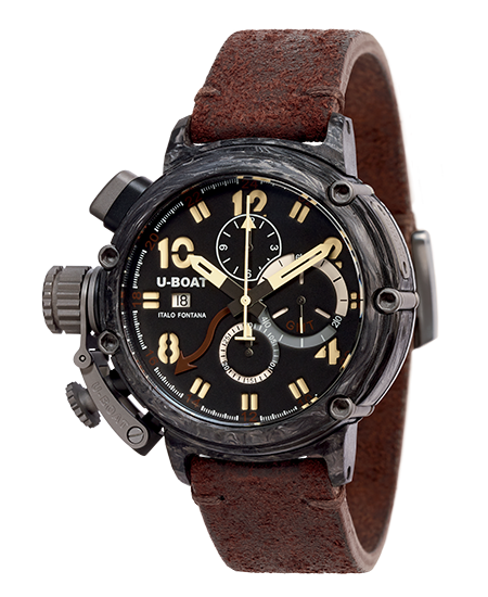 картинка ЧАСЫ U-BOAT CHIMERA 48 CARBONIO GMT 7177 от магазина Одежда+