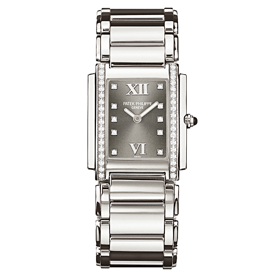 картинка ЧАСЫ PATEK PHILIPPE TWENTY~4® QUARTZ 4910/10A-010 от магазина Одежда+