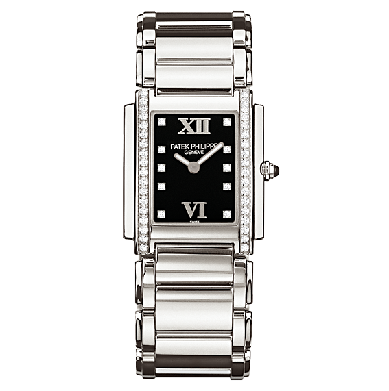 картинка ЧАСЫ PATEK PHILIPPE TWENTY~4® QUARTZ 4910/10A-001 от магазина Одежда+