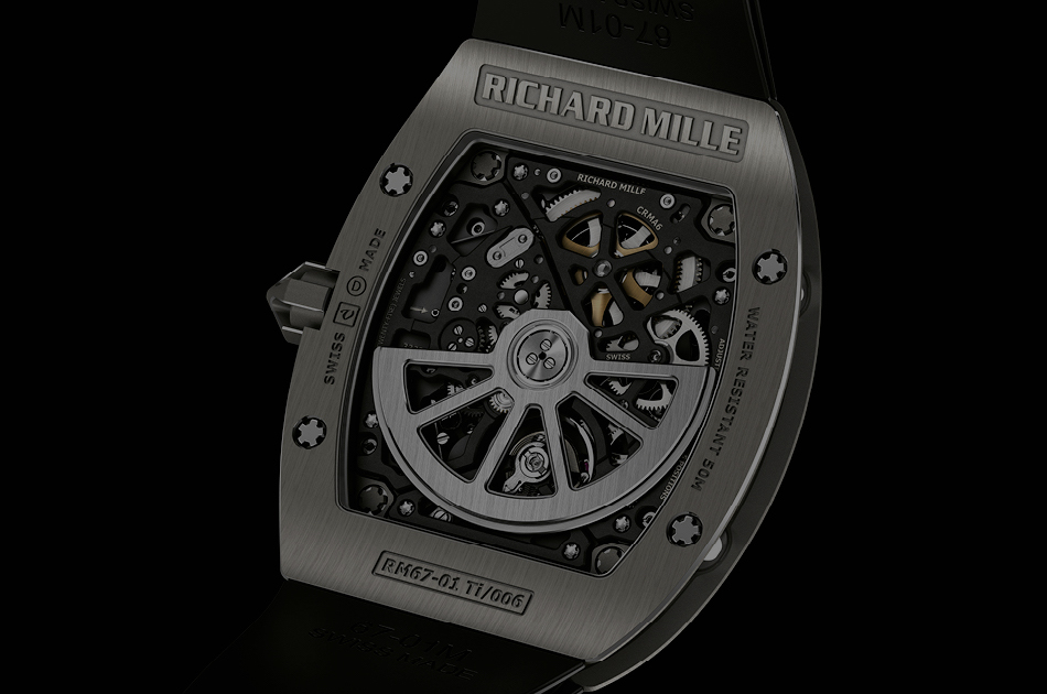 картинка ЧАСЫ RICHARD MILLE RM 67-01 AUTOMATIC EXTRA FLAT TITANIUM от магазина Одежда+