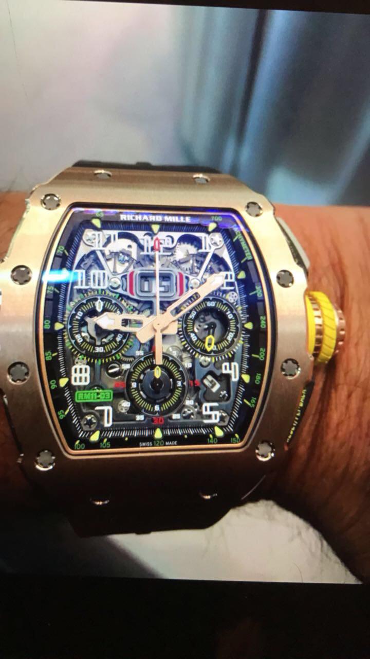 картинка ЧАСЫ RICHARD MILLE RM 011-03 AUTOMATIC FLYBACK CHRONOGRAPH от магазина Одежда+
