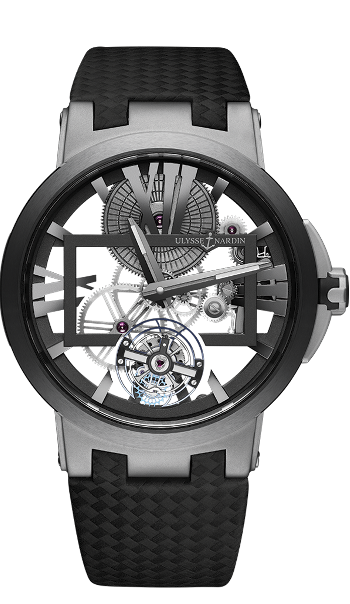 картинка ЧАСЫ UN EXECUTIVE SKELETON TOURBILLON 1713-139 от магазина Одежда+