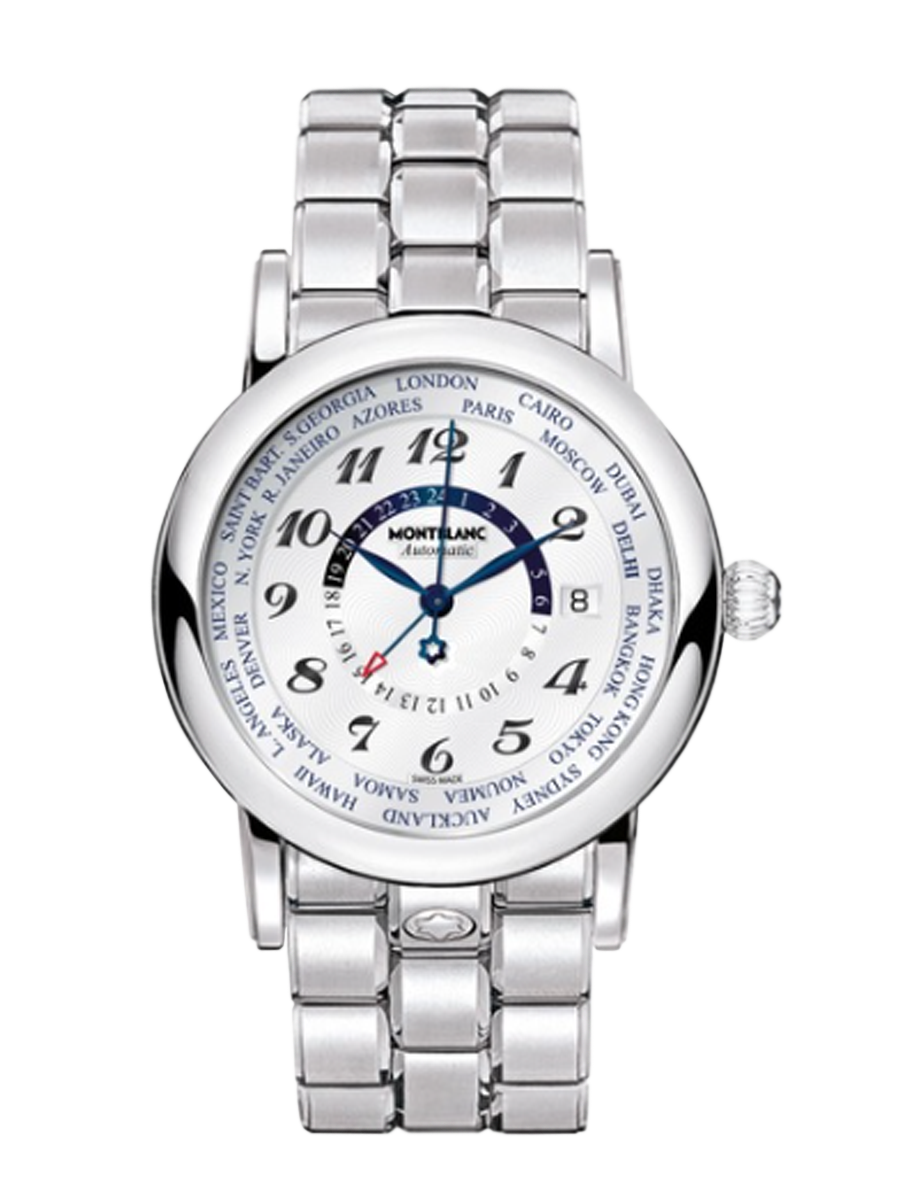 картинка ЧАСЫ MONTBLANC STAR WORLD CLOCK AUTOMATIC 106465 от магазина Одежда+
