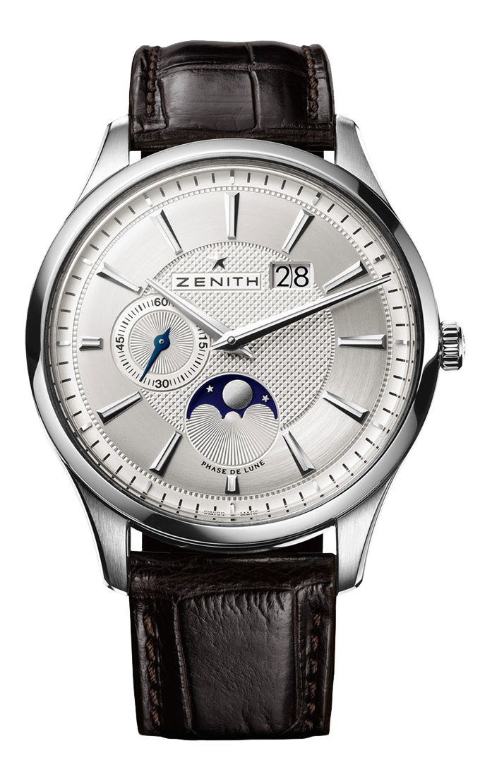 картинка ЧАСЫ ZENITH ELITE CAPTAIN MOONPHASE 03.2140.691/02.C498 от магазина Одежда+