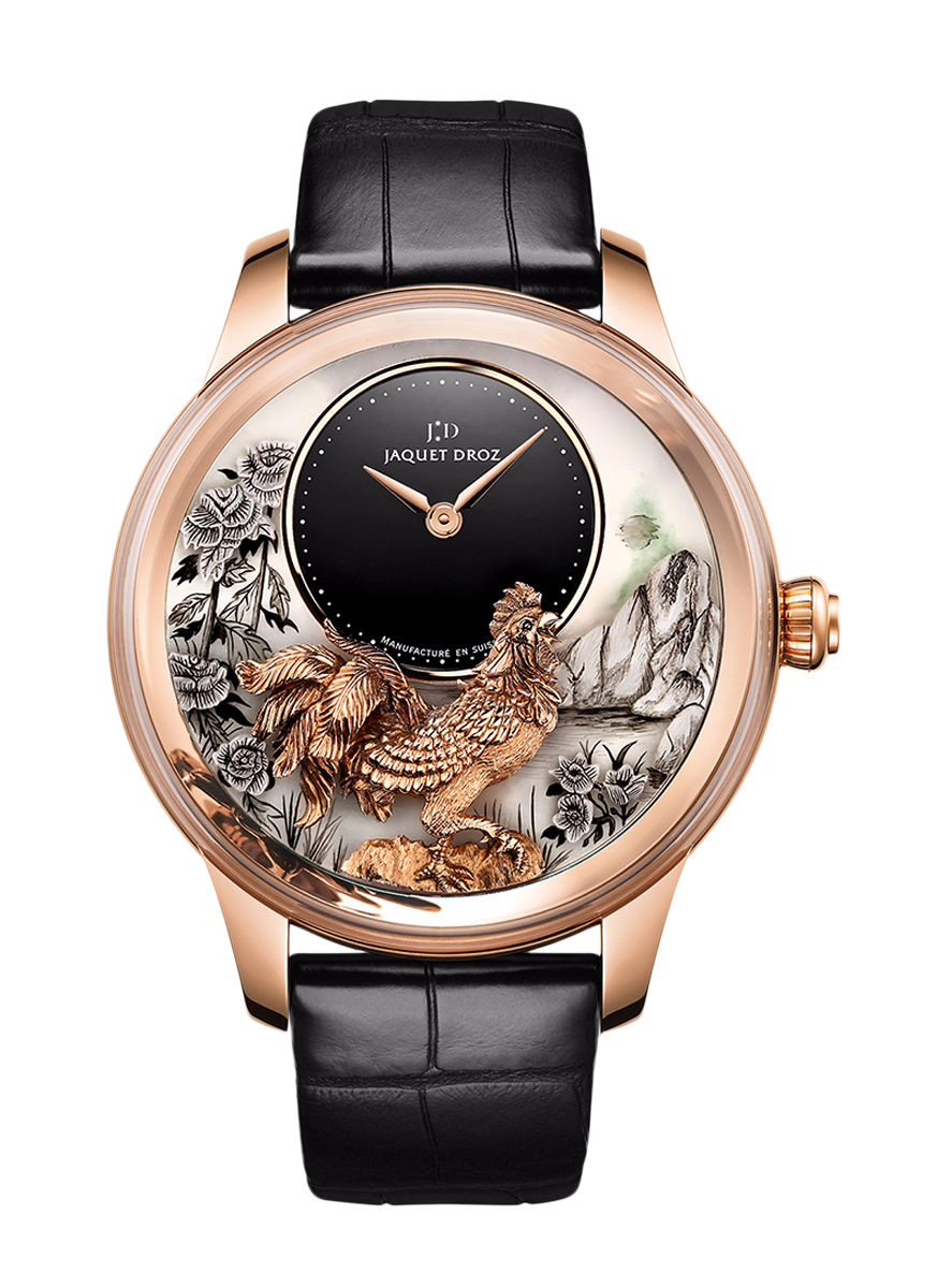 картинка ЧАСЫ JAQUET DROZ PETITE HEURE MINUTE RELIEF ROOSTER J005023282 от магазина Одежда+