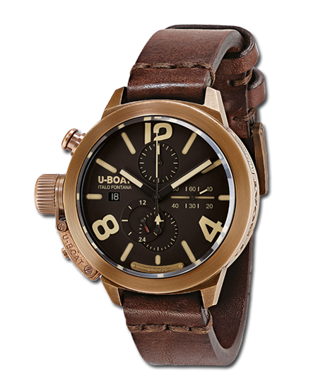 картинка ЧАСЫ U-BOAT CLASSICO 45 BRONZO CA BK 8063 от магазина Одежда+