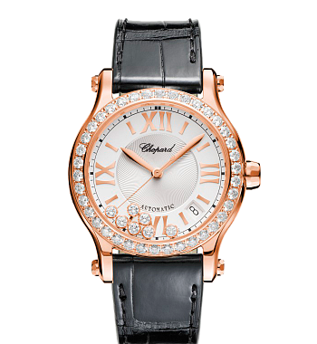 картинка ЧАСЫ CHOPARD HAPPY DIAMONDS SPORT 36 ММ AUTOMATIC 274808-5003 от магазина Одежда+