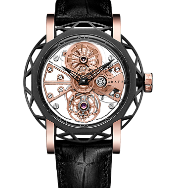 картинка ЧАСЫ GRAFF MASTERGRAFF STRUCTURAL SKELETON AUTOMATIC 46 ММ MGSTA46DLCRG от магазина Одежда+