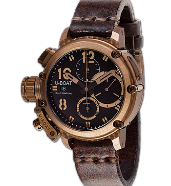 картинка ЧАСЫ U-BOAT CHIMERA 43 BRONZE CHRONO 8014 от магазина Одежда+