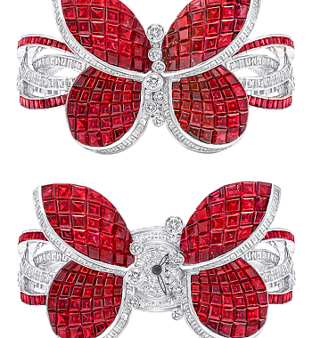 картинка ЧАСЫ GRAFF PRINCESS BUTTERFLY RUBY BUTTERFLY_PRINCESSB_DIAMONDS_RUBY от магазина Одежда+