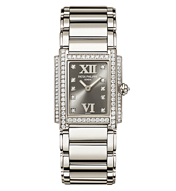 картинка ЧАСЫ PATEK PHILIPPE TWENTY~4® QUARTZ 4908/200G-001 от магазина Одежда+