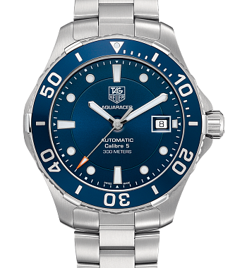 картинка ЧАСЫ TAG HEUER AQUARACER CALIBRE 5 300M 41 ММ WAN2111.BA0822 от магазина Одежда+